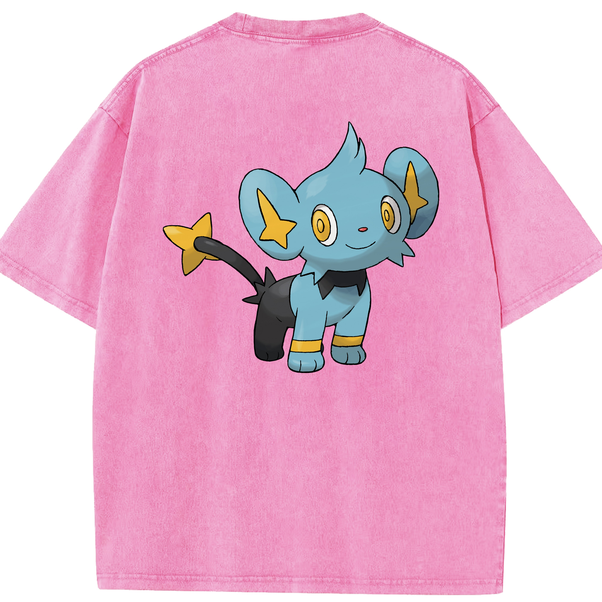 （画像用） ポケットモンスター Pokémon 綿100% ヴィンテージ風 半袖Tシャツ（背面プリント）